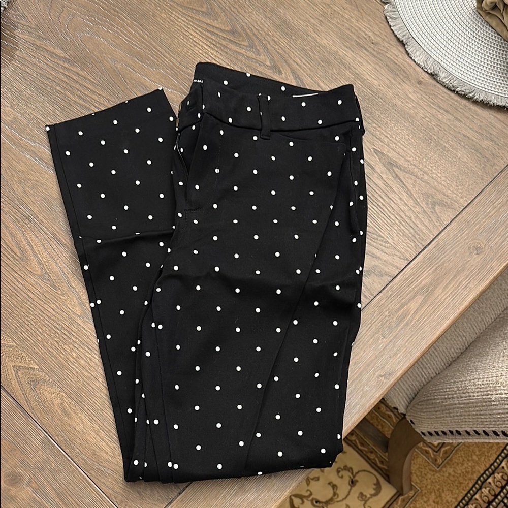 Women's Black Polka Dot Pixie Pants